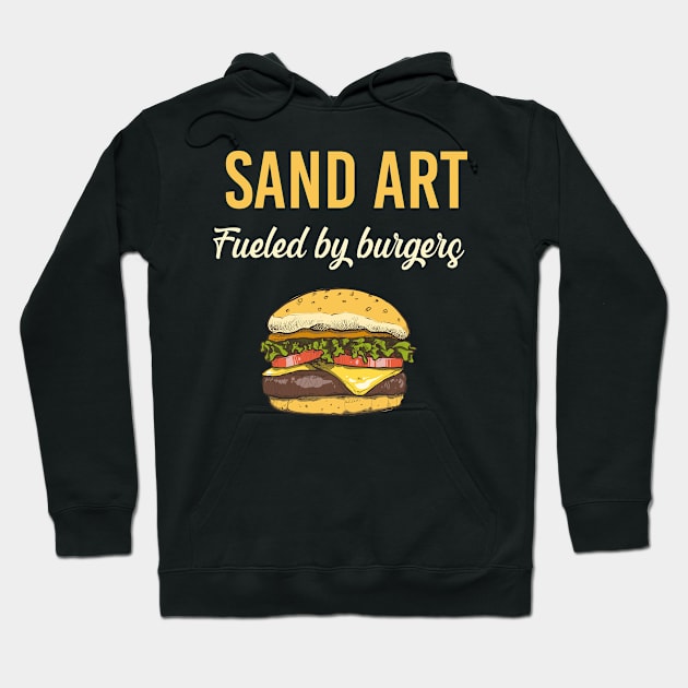 Sand Art Fueled By Burgers - Sand Sculpture Sculptures Castle Castles Hoodie by blakelan128